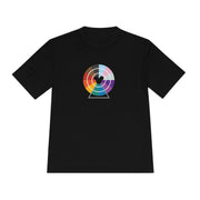 Pixar Wheel Pride edition T-shirt, with wheel in the progress pride colors, black