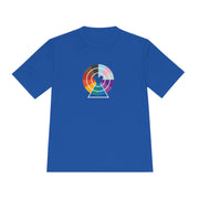 Pixar Wheel Pride edition T-shirt, with wheel in the progress pride colors, true royal