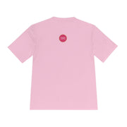 Small World After All 100% polyester shirt-Pride edition, light pink