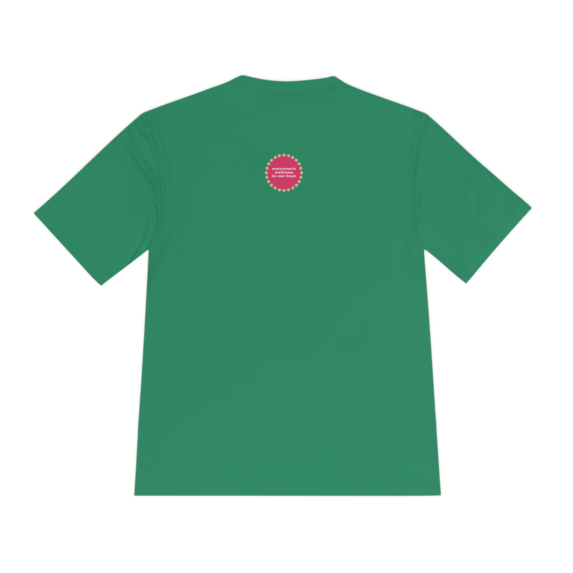 Small World After All 100% polyester shirt-Pride edition, kelly green