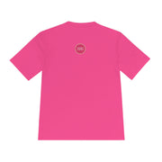 Small World After All 100% polyester shirt-Pride edition, neon pink