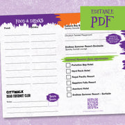 Halloween Horror Nights 2023 Passport PDF for Orlando to download, edit and personalize in Acrobat.