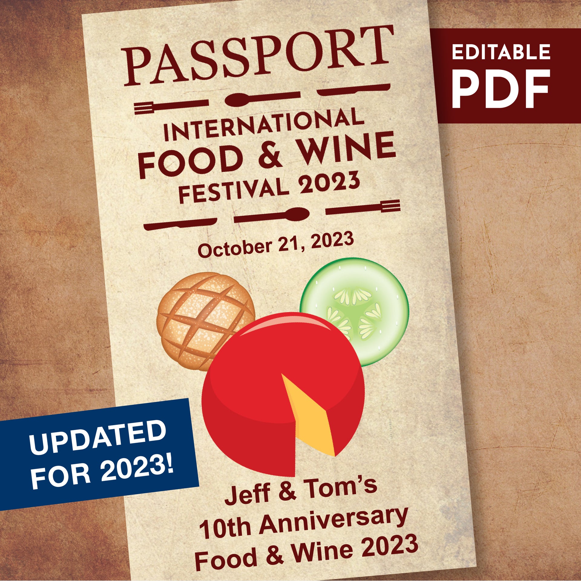 EPCOT Food & Wine Festival Passport PDF