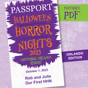 Halloween Horror Nights 2023 Passport PDF for Orlando to download, edit and personalize in Acrobat.