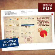 EPCOT Food & Wine Festival Passport PDF