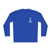 Space Mountain Long Sleeve T-shirt, 100% polyester, true royal, front